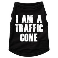 I Am a Traffic Cone Lazy costume Doggie Tank