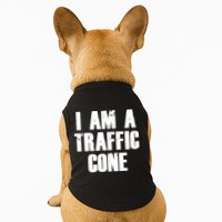 I Am a Traffic Cone Lazy costume Doggie Tank