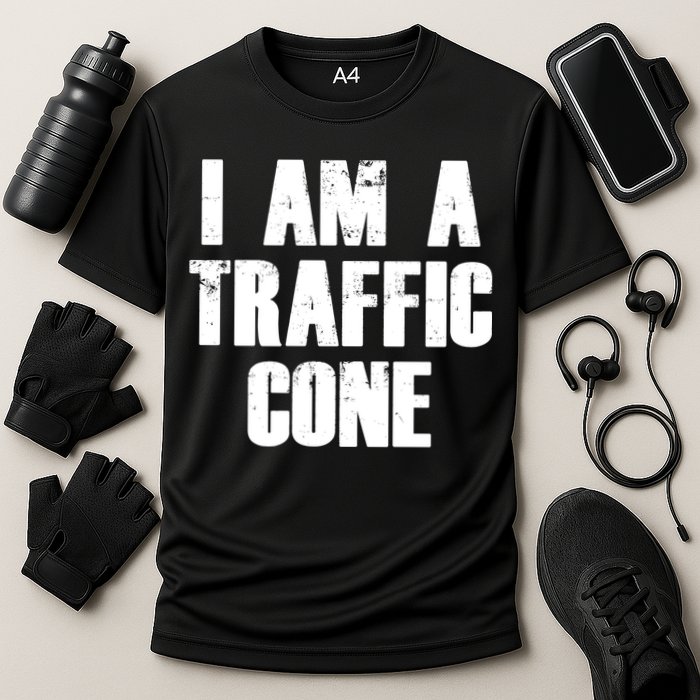 I Am a Traffic Cone Lazy costume Performance Shirt