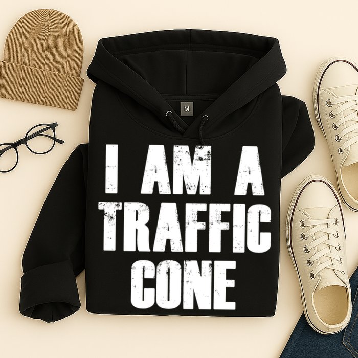 I Am a Traffic Cone Lazy costume Hoodie