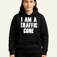 I Am a Traffic Cone Lazy costume Hoodie