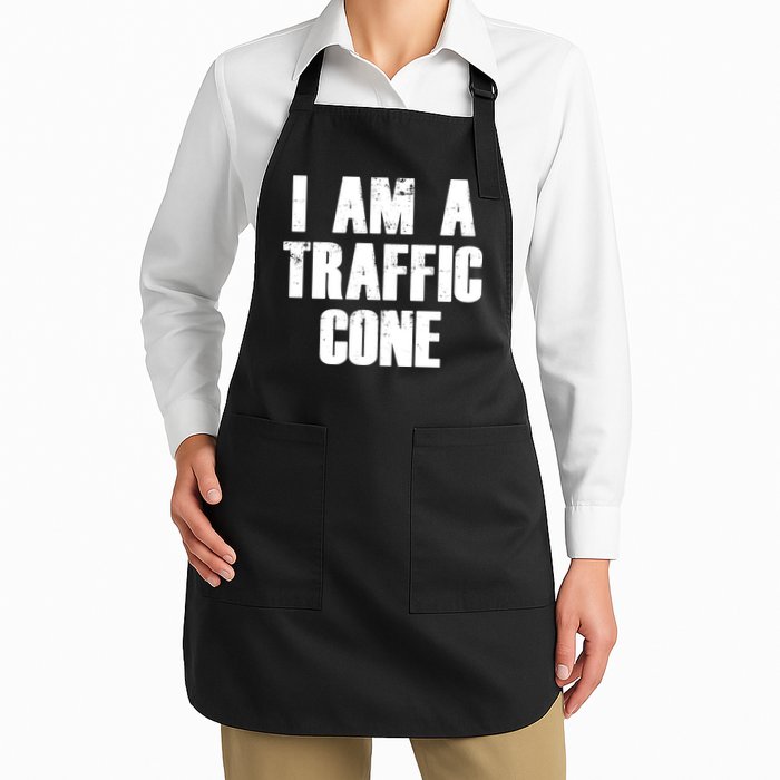 I Am a Traffic Cone Lazy costume Apron