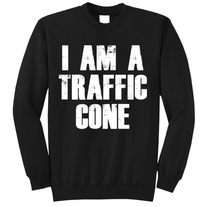 I Am a Traffic Cone Lazy costume Sweatshirt