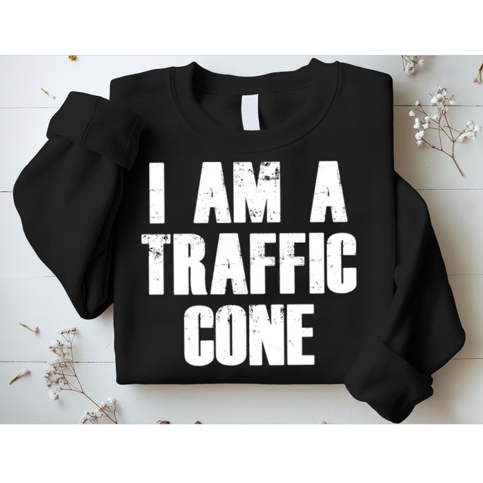 I Am a Traffic Cone Lazy costume Sweatshirt
