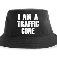 I Am a Traffic Cone Lazy costume Sustainable Bucket Hat