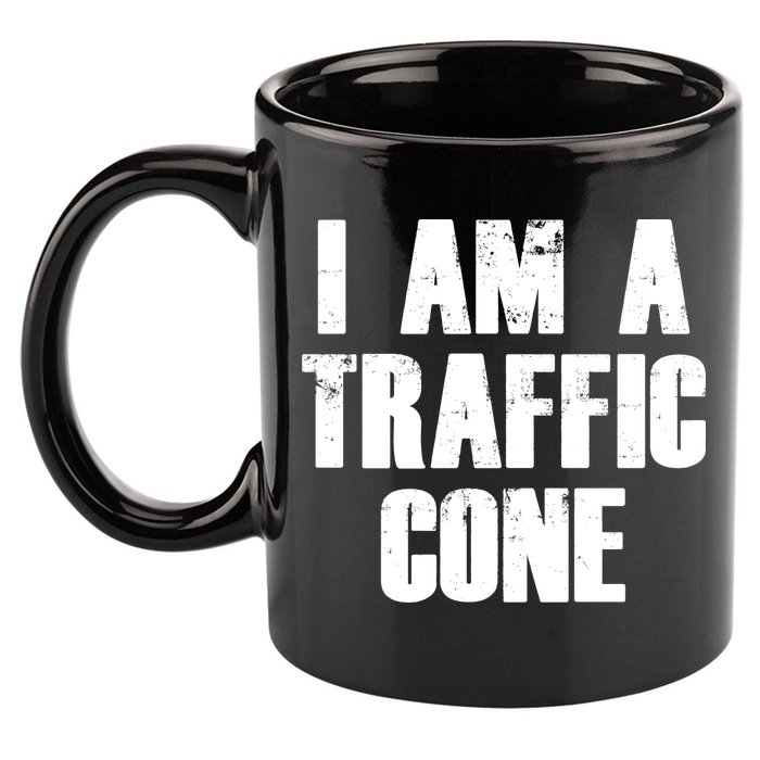 I Am a Traffic Cone Lazy costume 11oz C Handle Ceramic Mug
