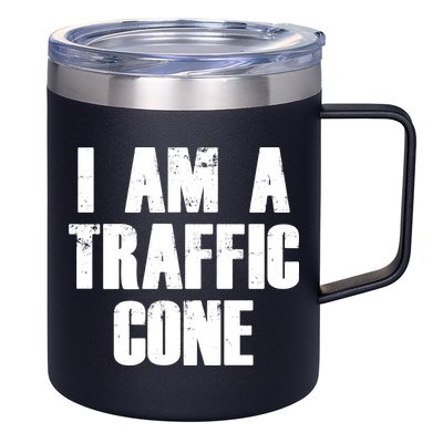 I Am a Traffic Cone Lazy costume 12oz Stainless Steel Coffee Mug