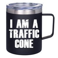 I Am a Traffic Cone Lazy costume 12oz Stainless Steel Coffee Mug