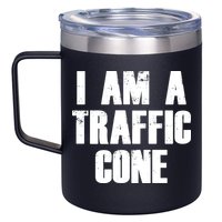 I Am a Traffic Cone Lazy costume 12oz Stainless Steel Coffee Mug