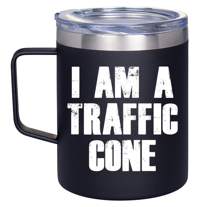 I Am a Traffic Cone Lazy costume 12oz Stainless Steel Coffee Mug