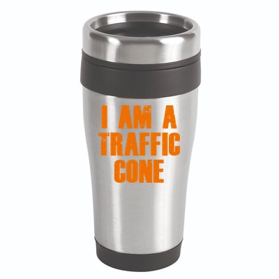 I Am a Traffic Cone Lazy costume 16oz Travel Tumbler