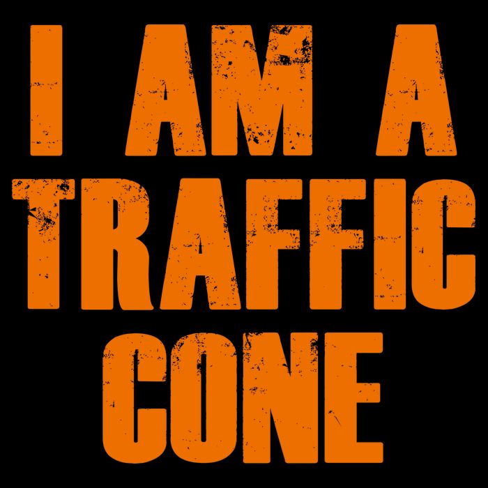 I Am a Traffic Cone Lazy costume 16oz Travel Tumbler