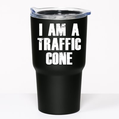 I Am a Traffic Cone Lazy costume Tumbler