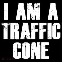 I Am a Traffic Cone Lazy costume Cooling Performance Long Sleeve Crew