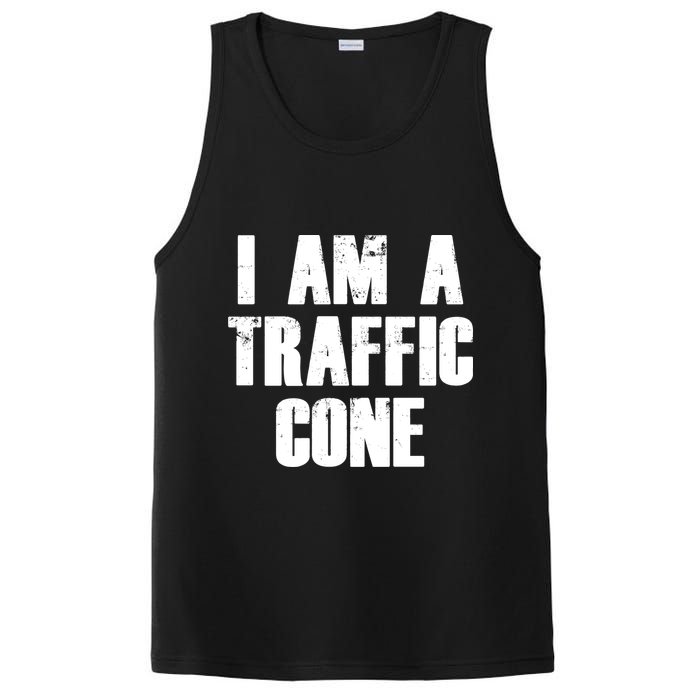 I Am a Traffic Cone Lazy costume PosiCharge Competitor Tank