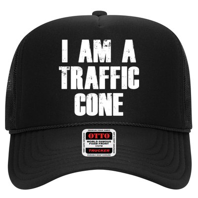I Am a Traffic Cone Lazy costume Trucker Hat