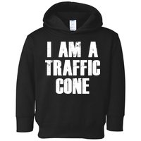 I Am a Traffic Cone Lazy costume Toddler Hoodie