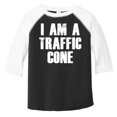 I Am a Traffic Cone Lazy costume Toddler Fine Jersey T-Shirt