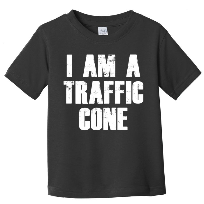 I Am a Traffic Cone Lazy costume Toddler T-Shirt