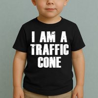 I Am a Traffic Cone Lazy costume Toddler T-Shirt