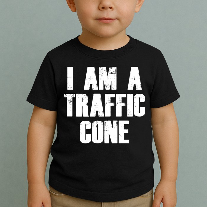 I Am a Traffic Cone Lazy costume Toddler T-Shirt