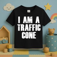 I Am a Traffic Cone Lazy costume Toddler T-Shirt