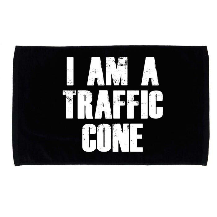 I Am a Traffic Cone Lazy costume Microfiber Hand Towel