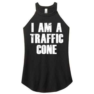I Am a Traffic Cone Lazy costume Women's Perfect Tri Rocker Tank