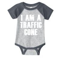 I Am a Traffic Cone Lazy costume Infant Baby Jersey Bodysuit