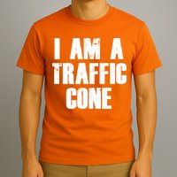 I Am a Traffic Cone Lazy costume T-Shirt