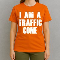 I Am a Traffic Cone Lazy costume T-Shirt