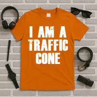 I Am a Traffic Cone Lazy costume T-Shirt