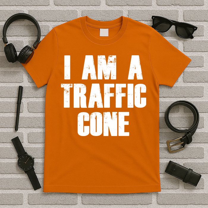 I Am a Traffic Cone Lazy costume T-Shirt