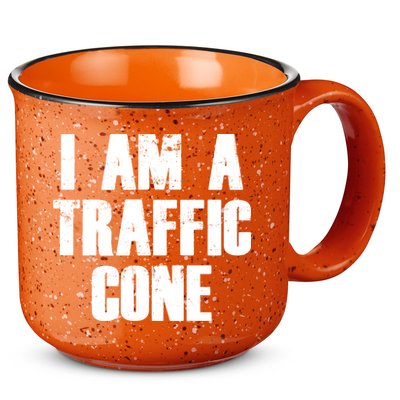 I Am a Traffic Cone Lazy costume 15oz Campfire Ceramic Mug