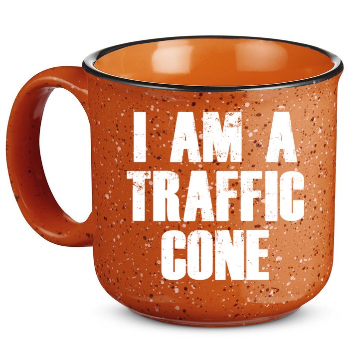 I Am a Traffic Cone Lazy costume 15oz Campfire Ceramic Mug