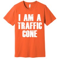 I Am a Traffic Cone Lazy costume Premium T-Shirt