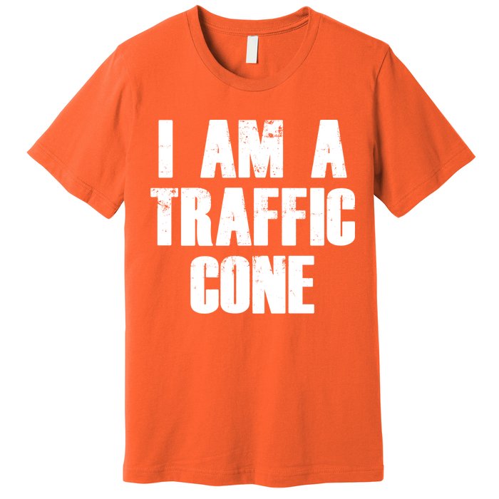 I Am a Traffic Cone Lazy costume Premium T-Shirt