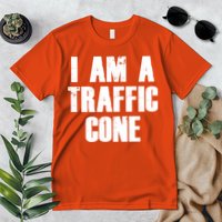 I Am a Traffic Cone Lazy costume Premium T-Shirt