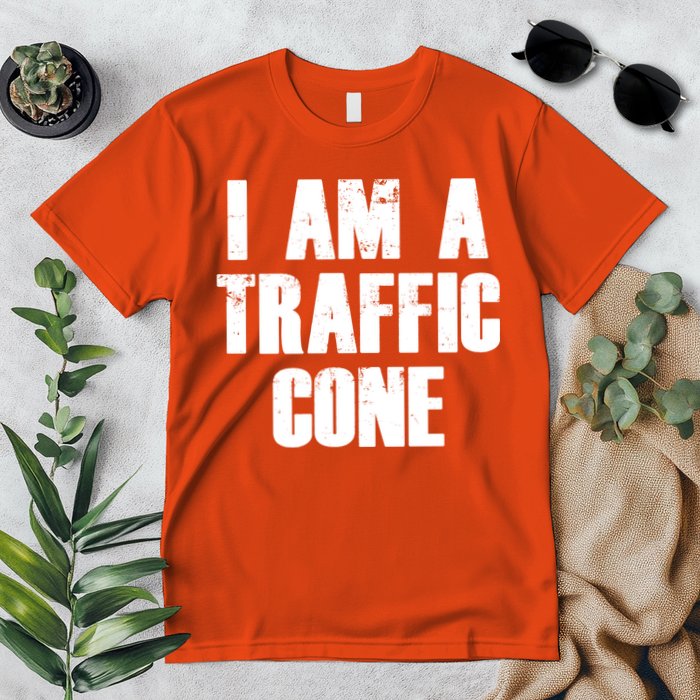I Am a Traffic Cone Lazy costume Premium T-Shirt