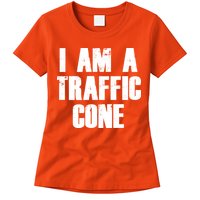 I Am a Traffic Cone Lazy costume Womens T-Shirt