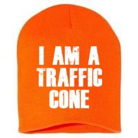 I Am a Traffic Cone Lazy costume Short Acrylic Beanie