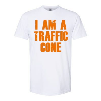 I Am a Traffic Cone Lazy costume Softstyle® CVC T-Shirt