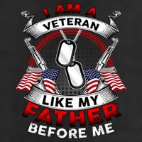 I Am A Veteran Like My Father Before Me Adult Drive Performance Visor