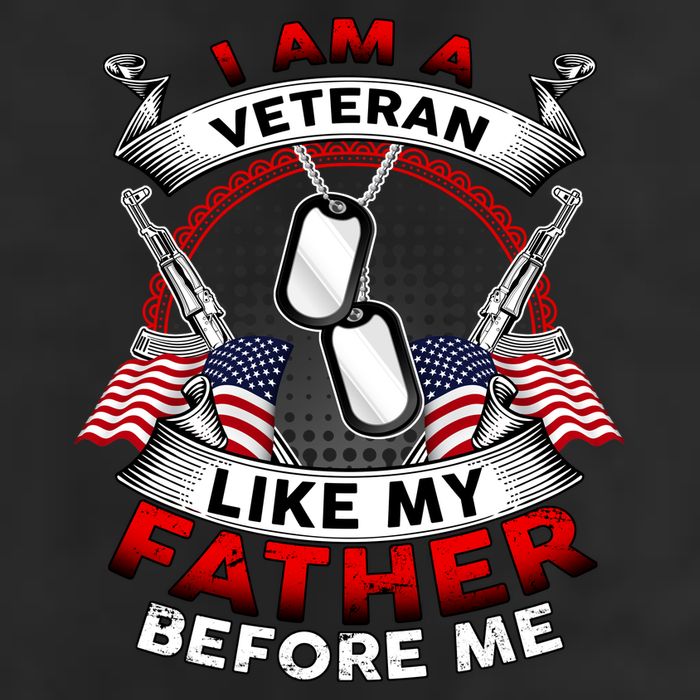 I Am A Veteran Like My Father Before Me Adult Drive Performance Visor