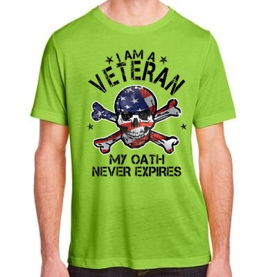 I Am A Veteran My Oath Never Expires Adult ChromaSoft Performance T-Shirt