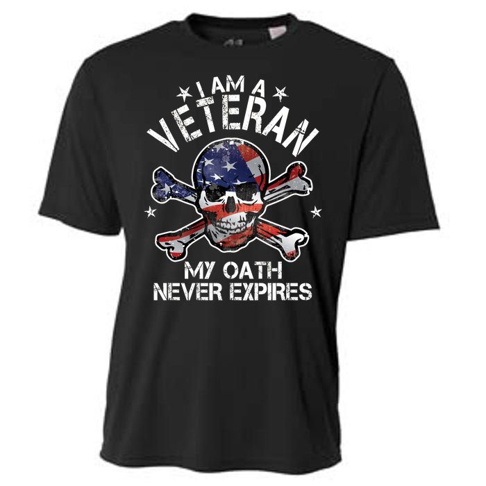 I Am A Veteran My Oath Never Expires Cooling Performance Crew T-Shirt