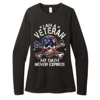 I Am A Veteran My Oath Never Expires Womens CVC Long Sleeve Shirt