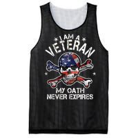 I Am A Veteran My Oath Never Expires Mesh Reversible Basketball Jersey Tank