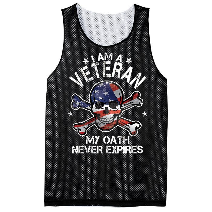 I Am A Veteran My Oath Never Expires Mesh Reversible Basketball Jersey Tank