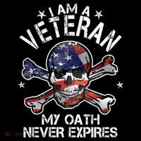 I Am A Veteran My Oath Never Expires Magnet